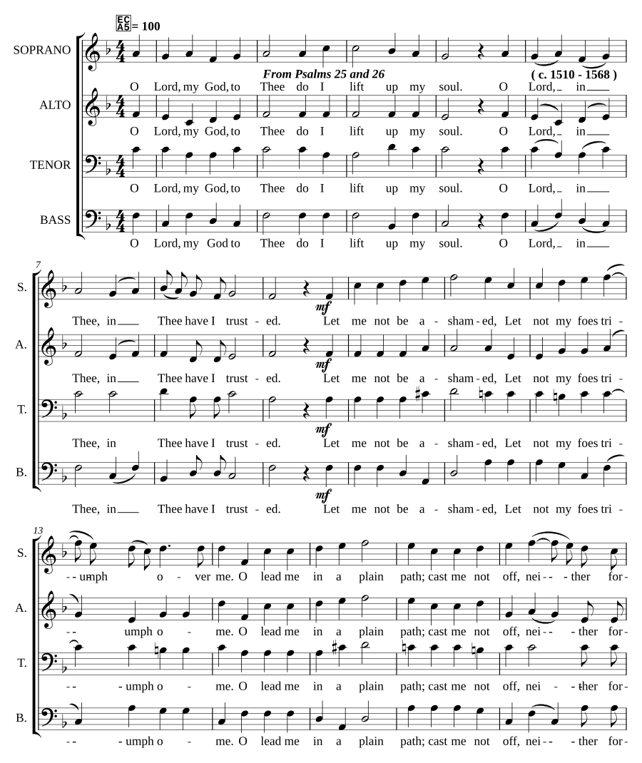 O Lord, my God, to thee
