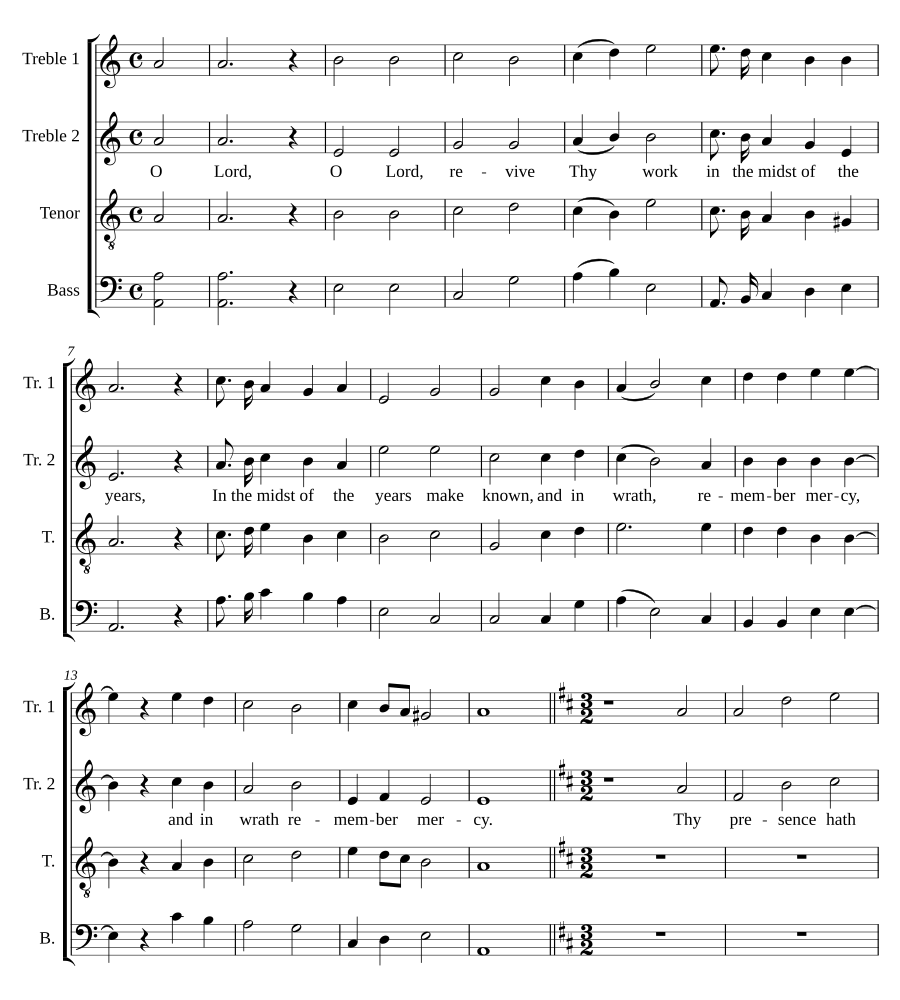 O Lord, revive Thy work
