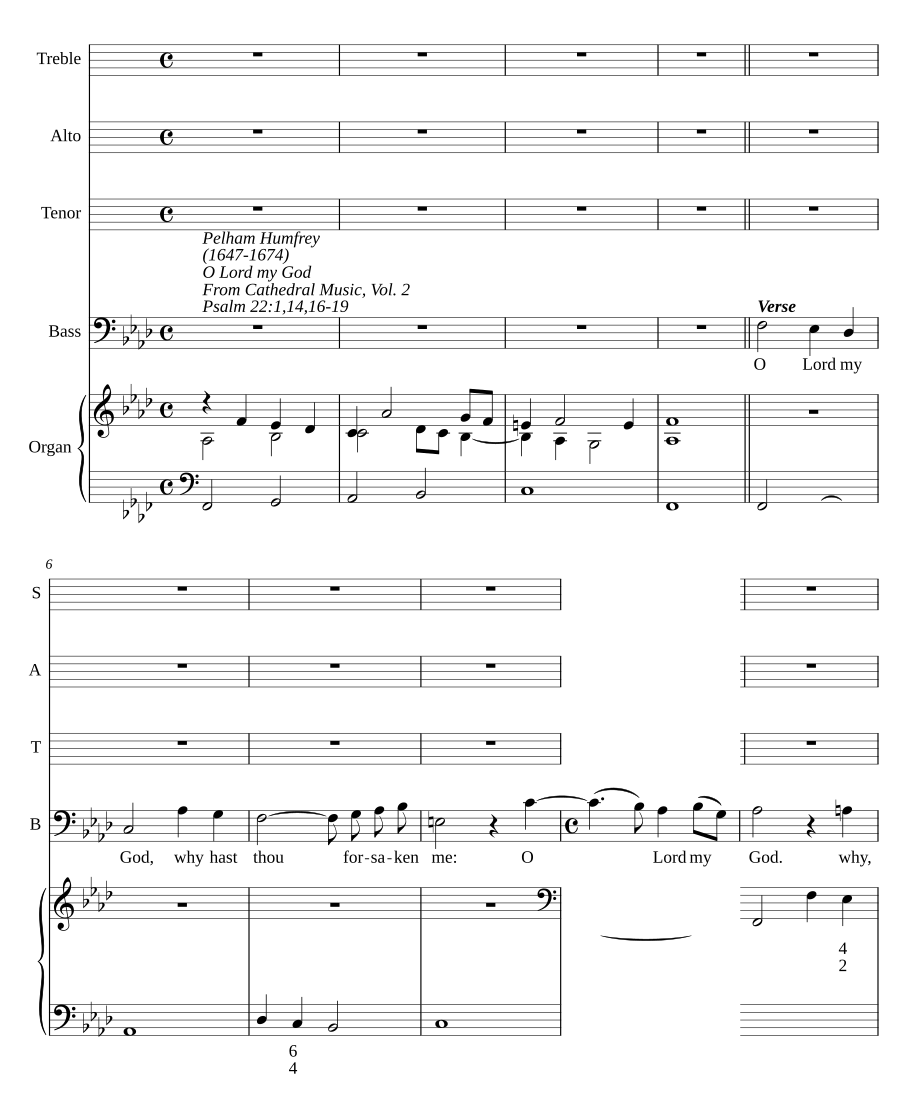 O Lord my God - arr. William Boyce