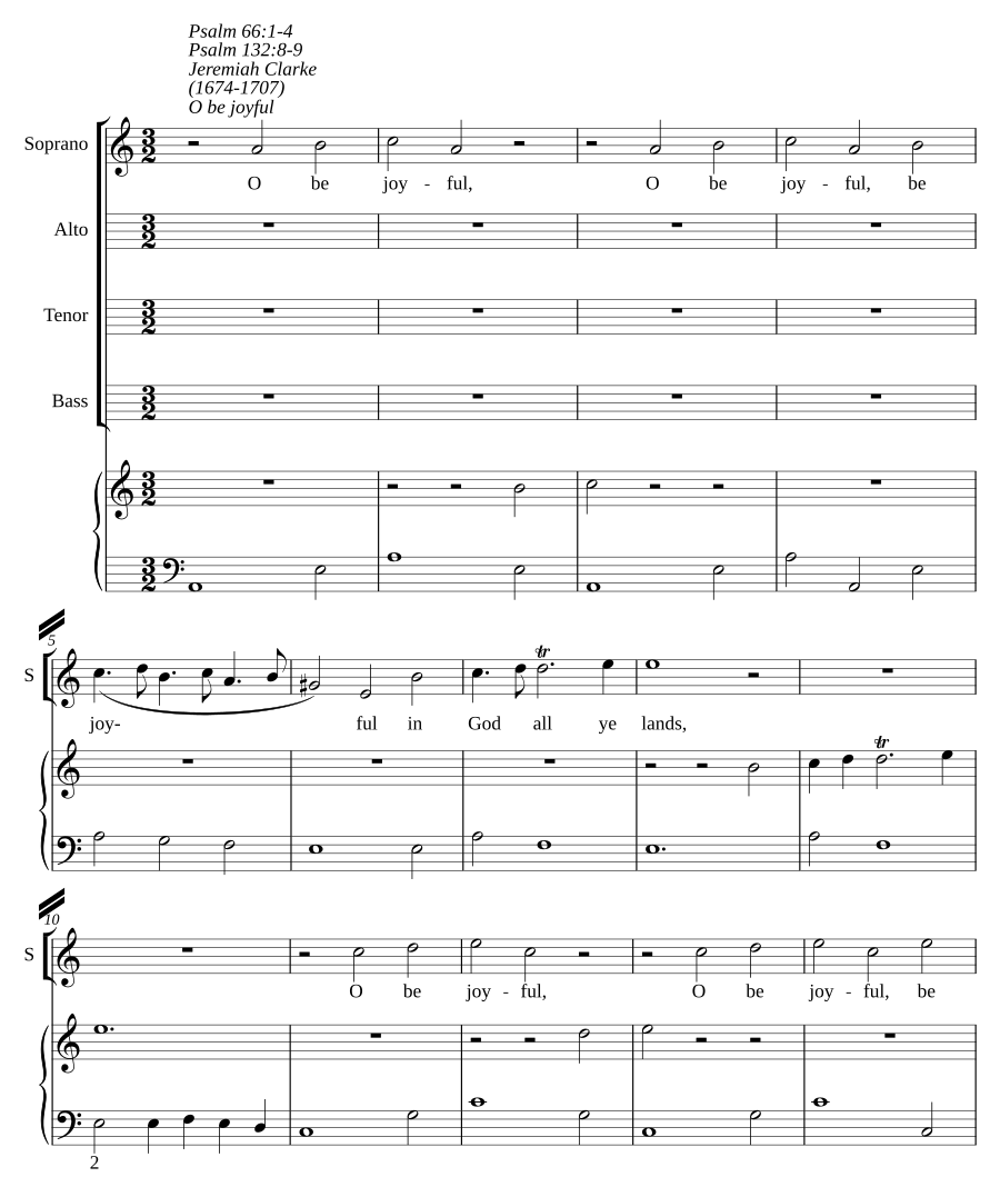 O be joyful