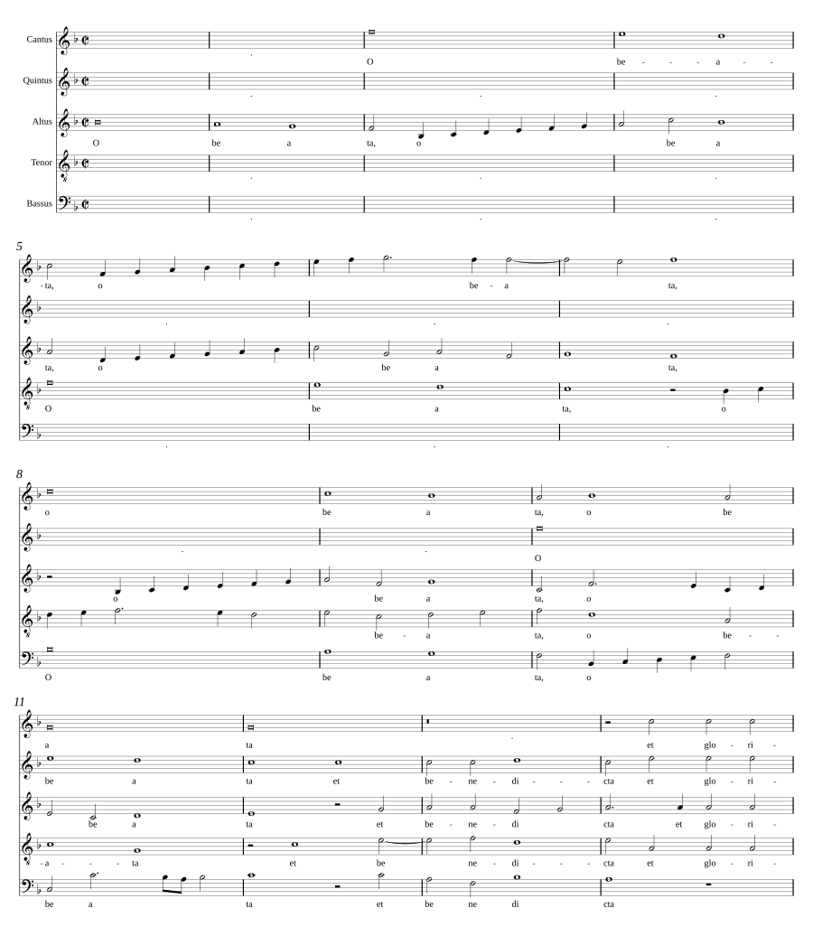 O beata et benedicta et gloriosa Trinitas