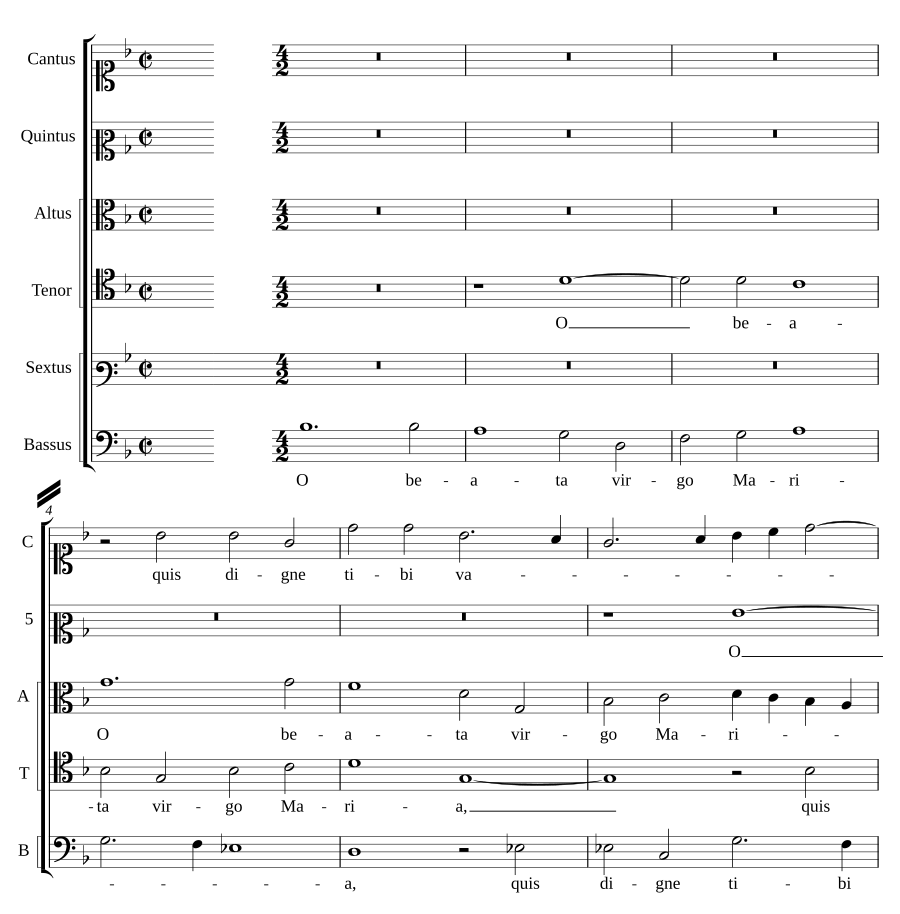 O beata virgo Maria