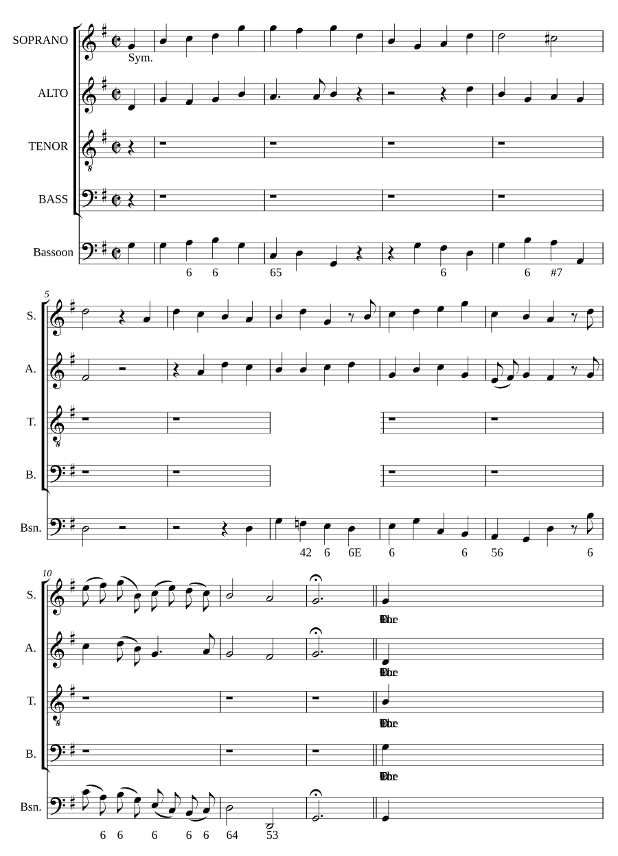O come, loud anthems let us sing (from A Second Set of Psalm Tunes)