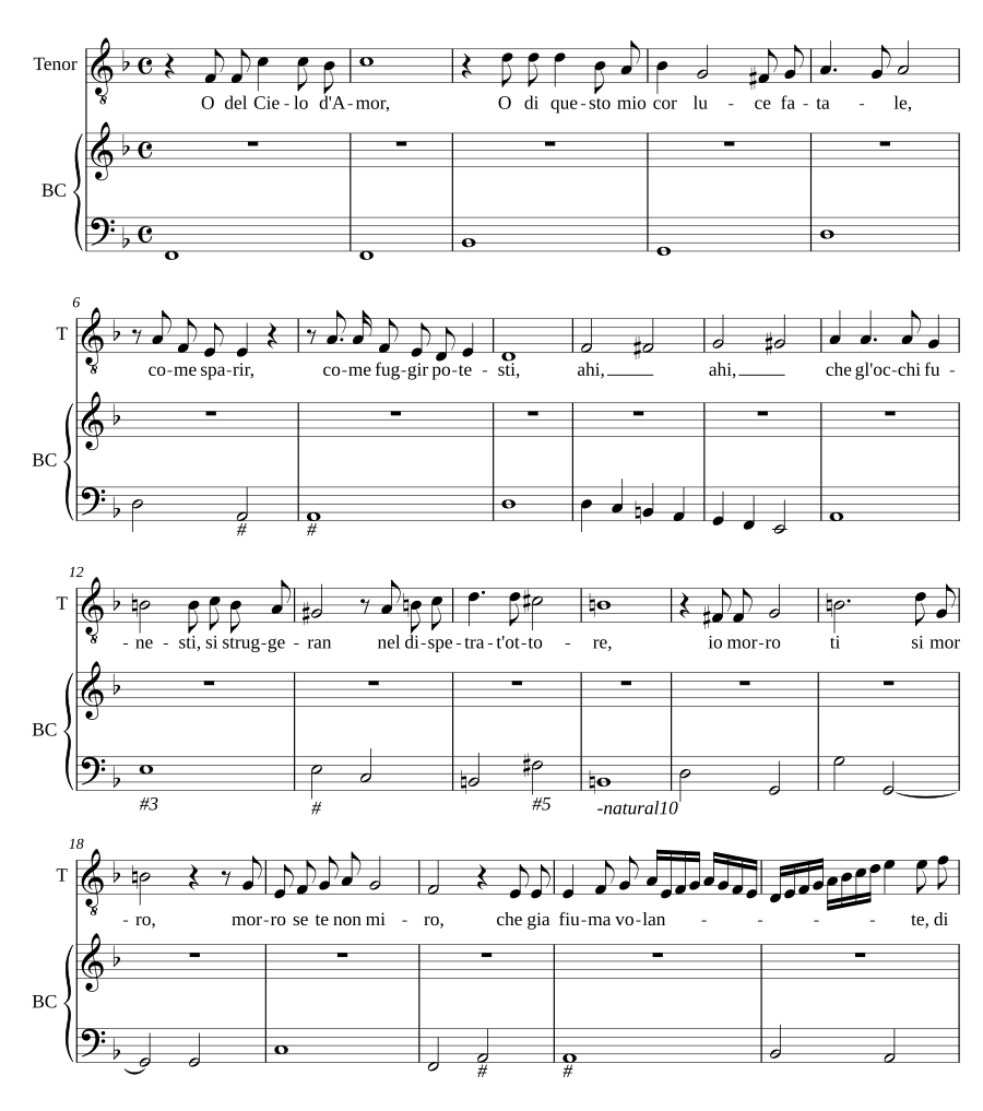 O del Cielo d'Amor