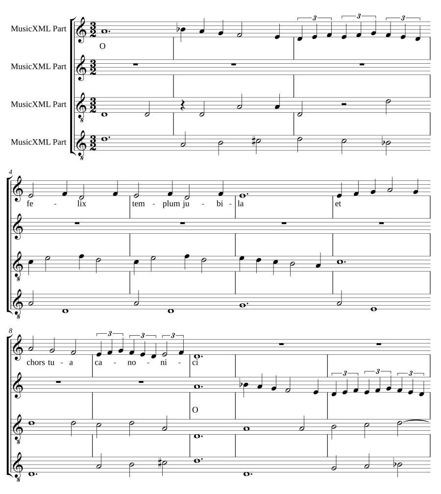 O felix templum jubila