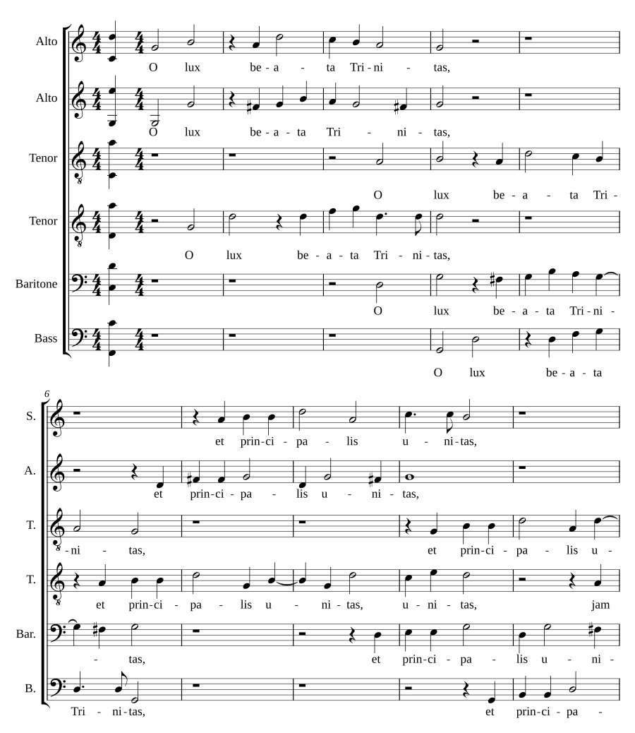 O lux beata Trinitas
