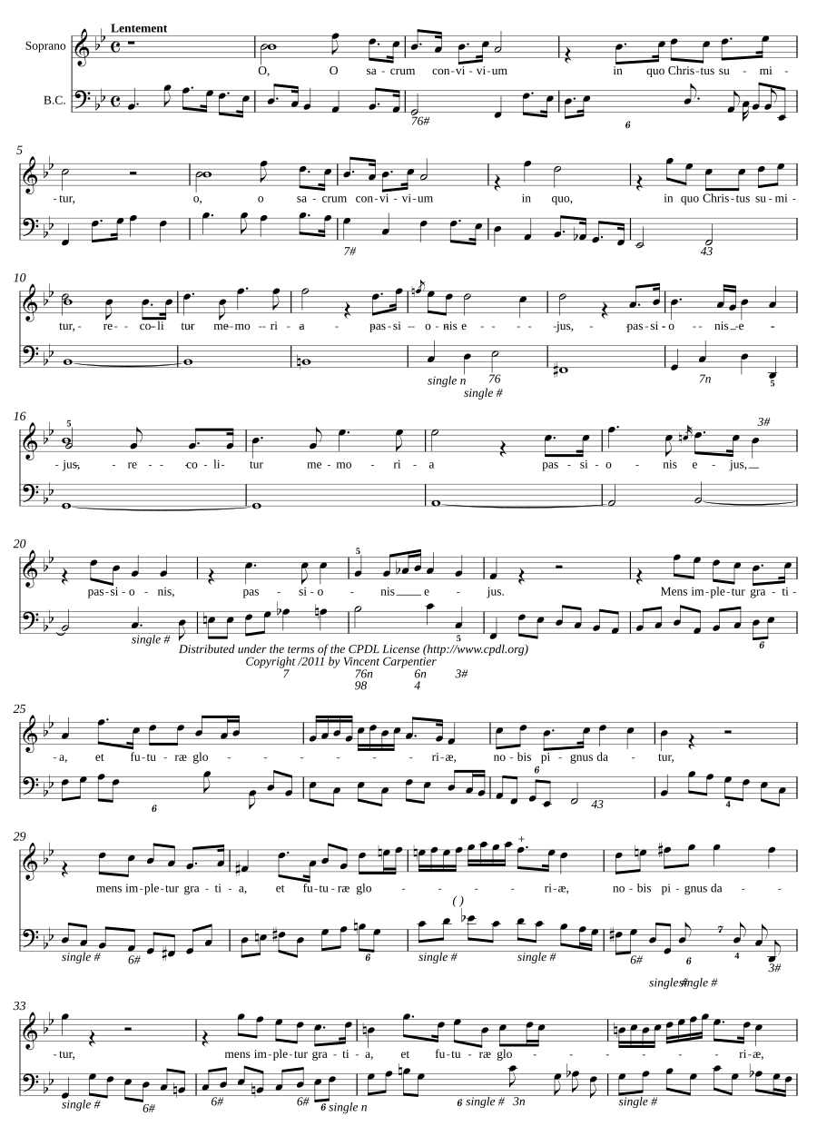 O sacrum convivium