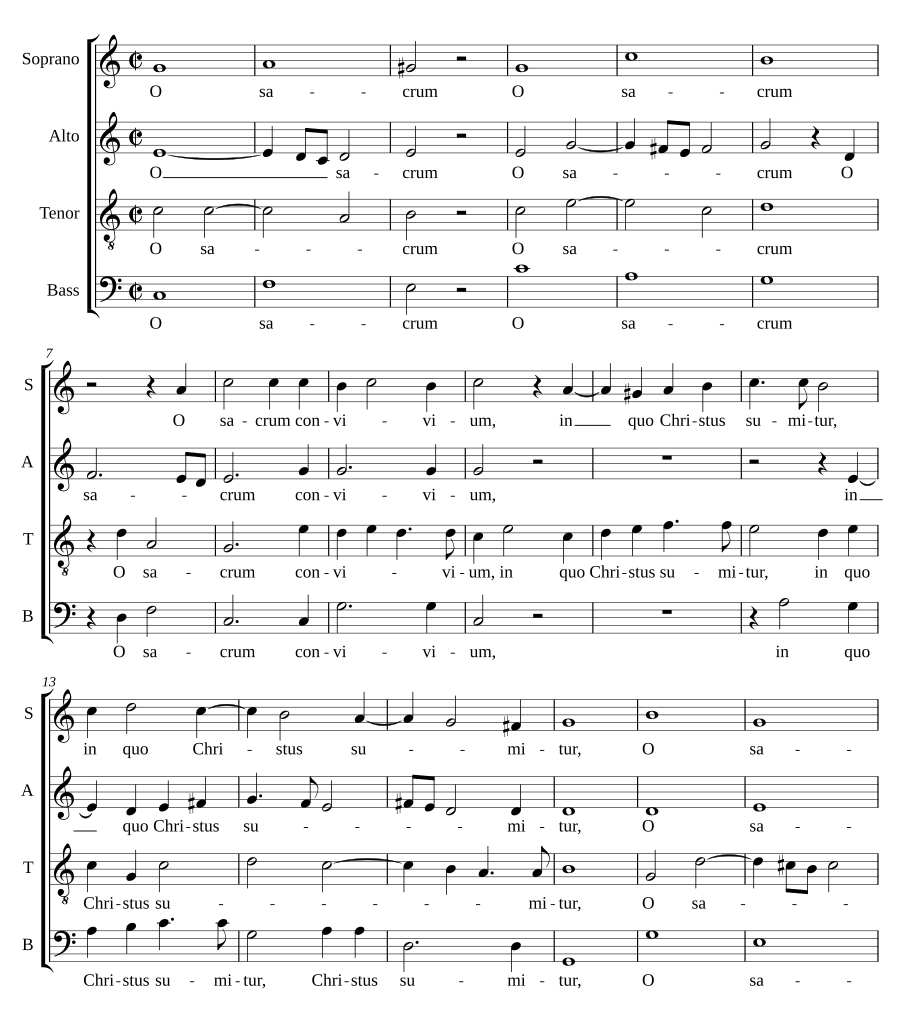 O sacrum convivium
