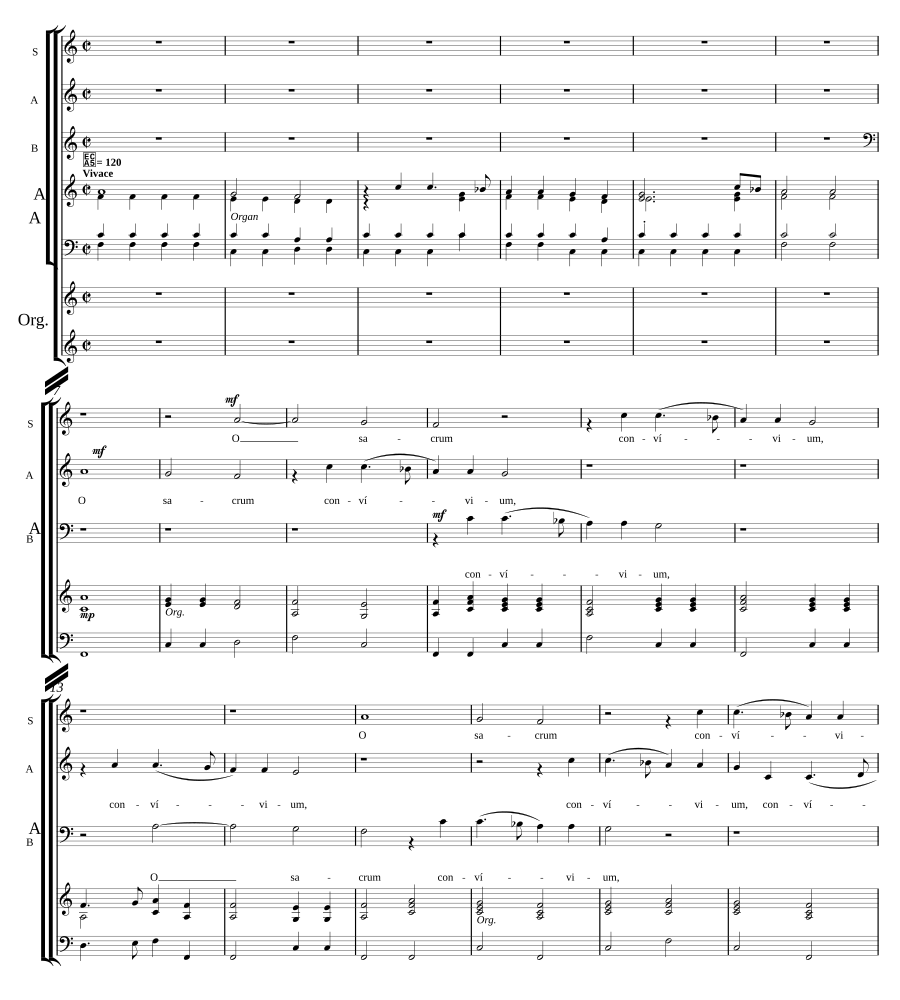 O sacrum convivium