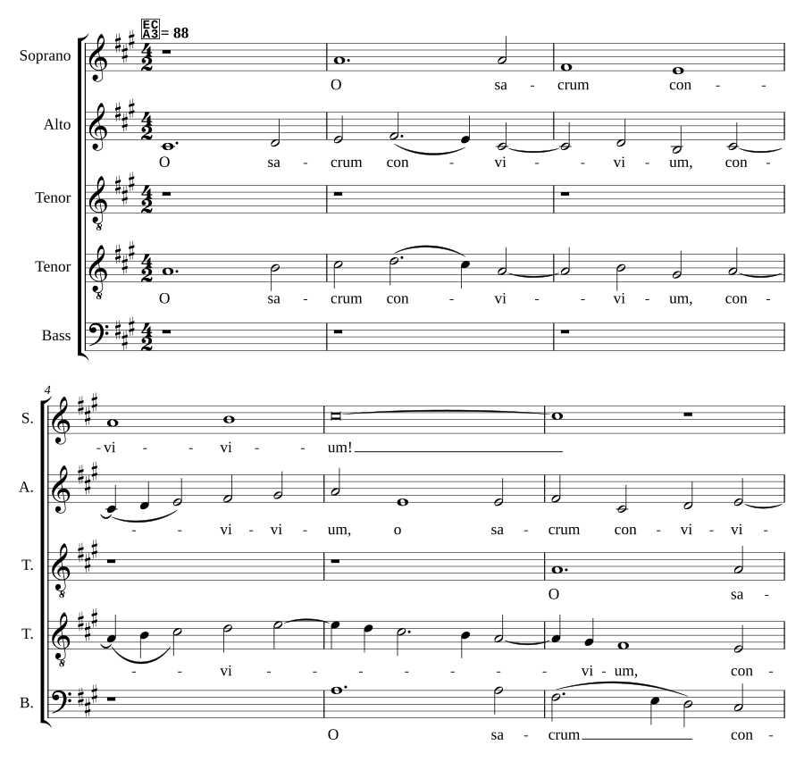 O sacrum convivium