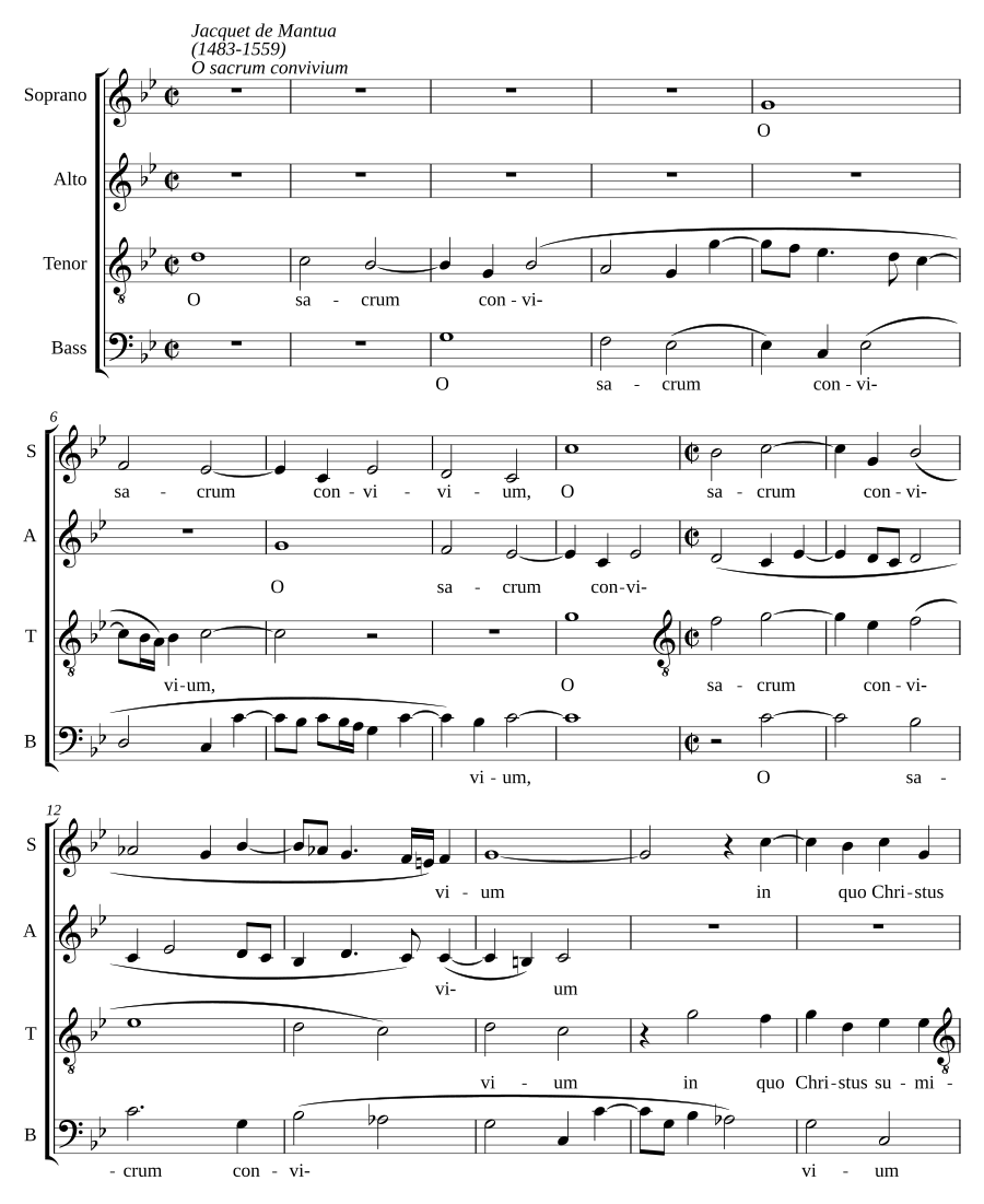 O sacrum convivium