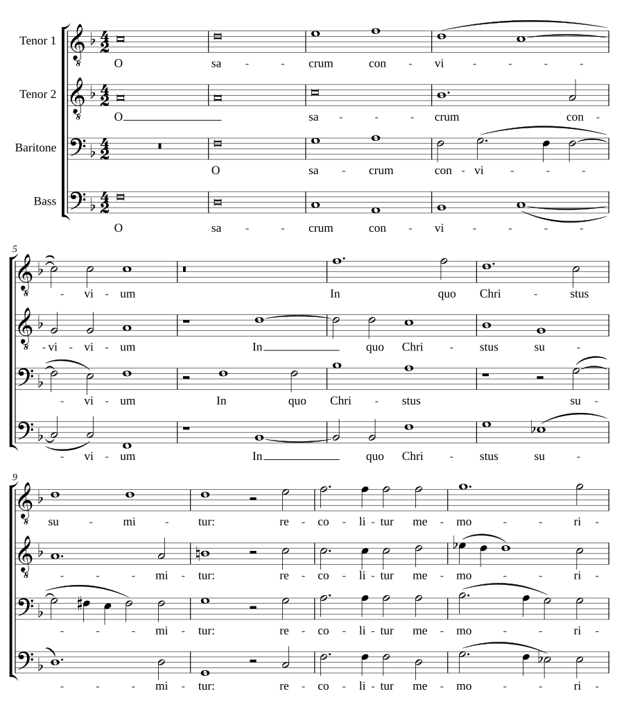 O sacrum convivium