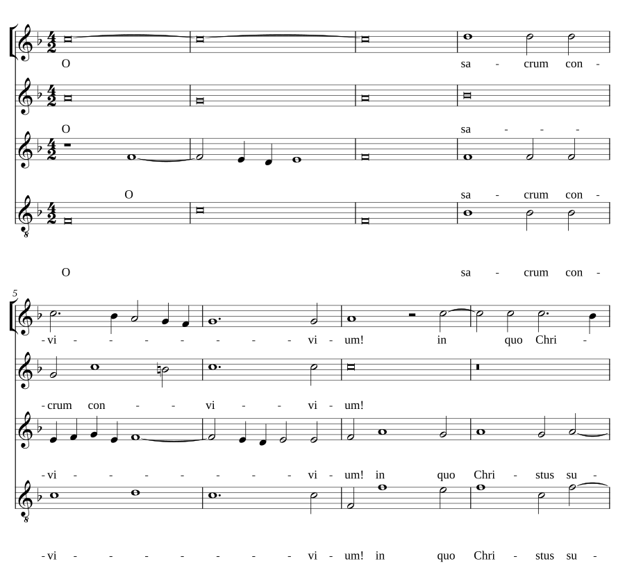 O sacrum convivium a 4