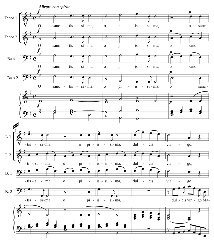 O sanctissima