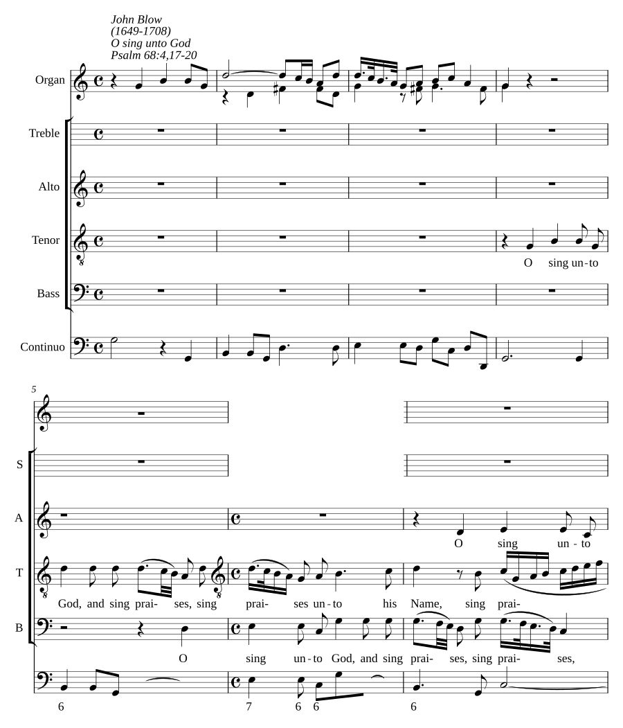 O sing unto God
