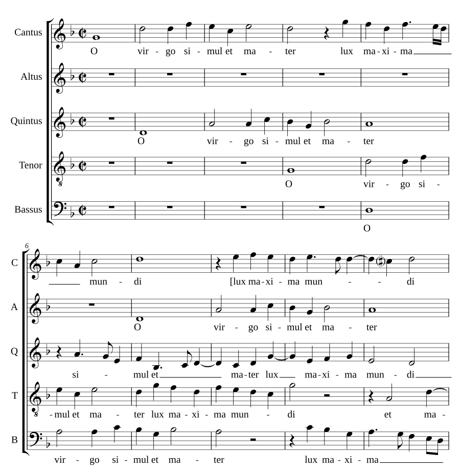 O virgo simul et mater
