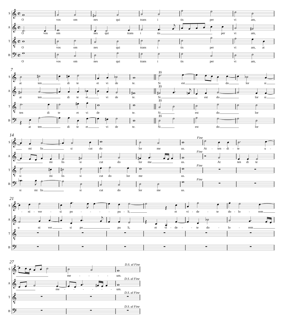 O vos omnes