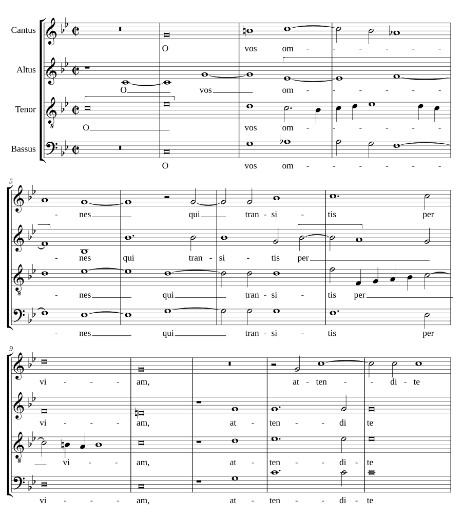 O vos omnes (voci impari)