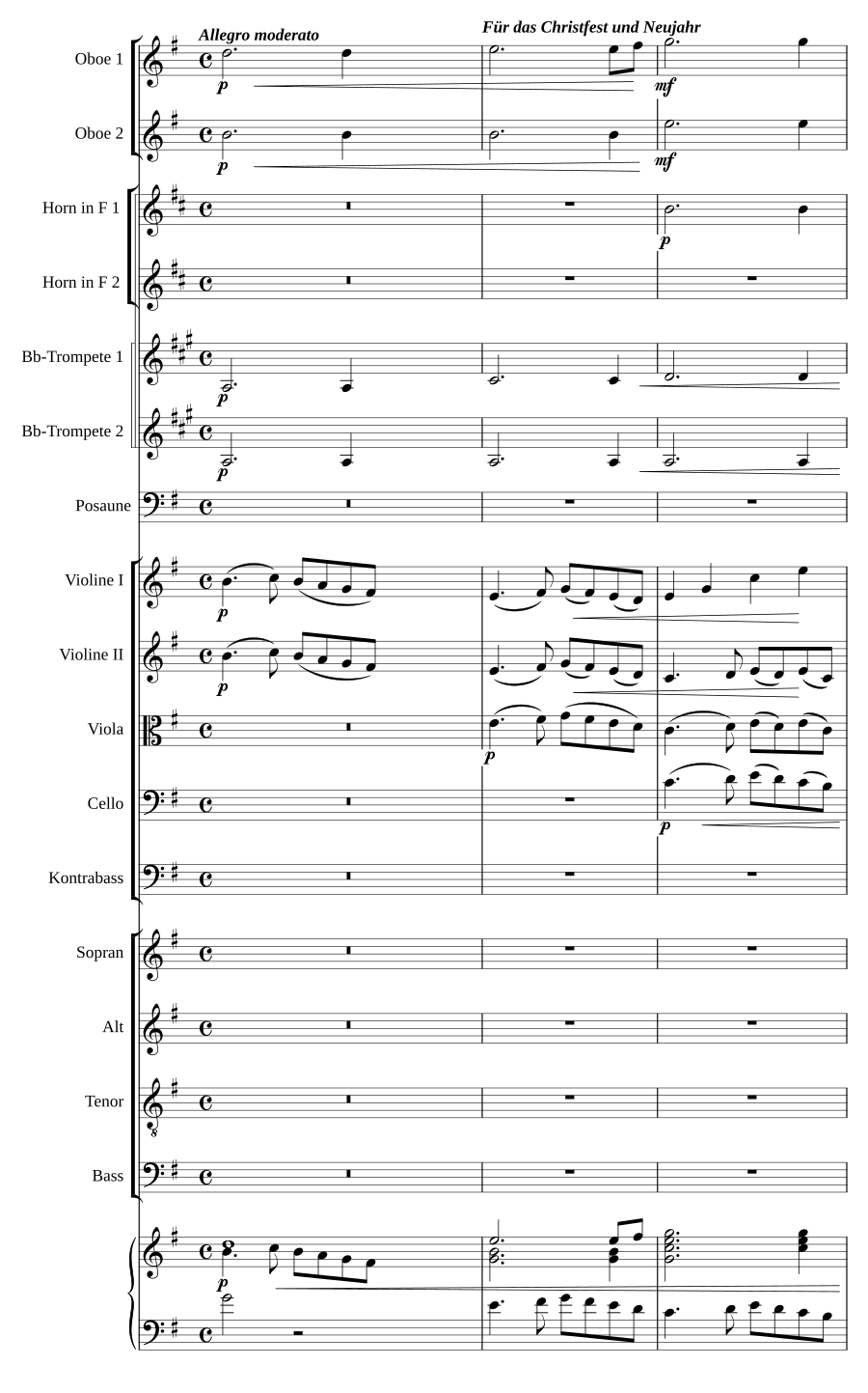 Offertorien für Weihnacht und Epiphanias