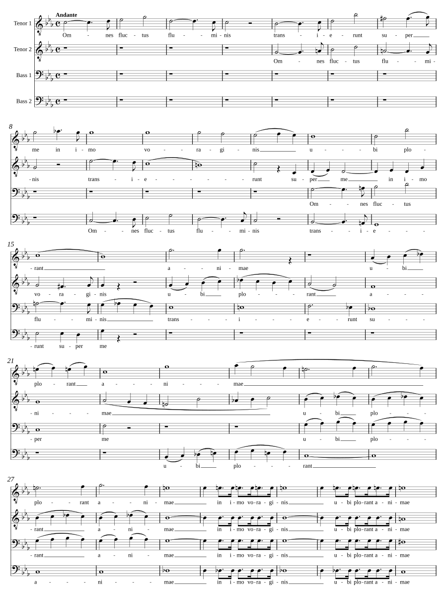 Omnes fluctus fluminis (from the opera 'La Esmeralda')