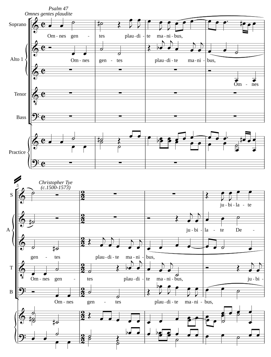 Omnes gentes, plaudite manibus