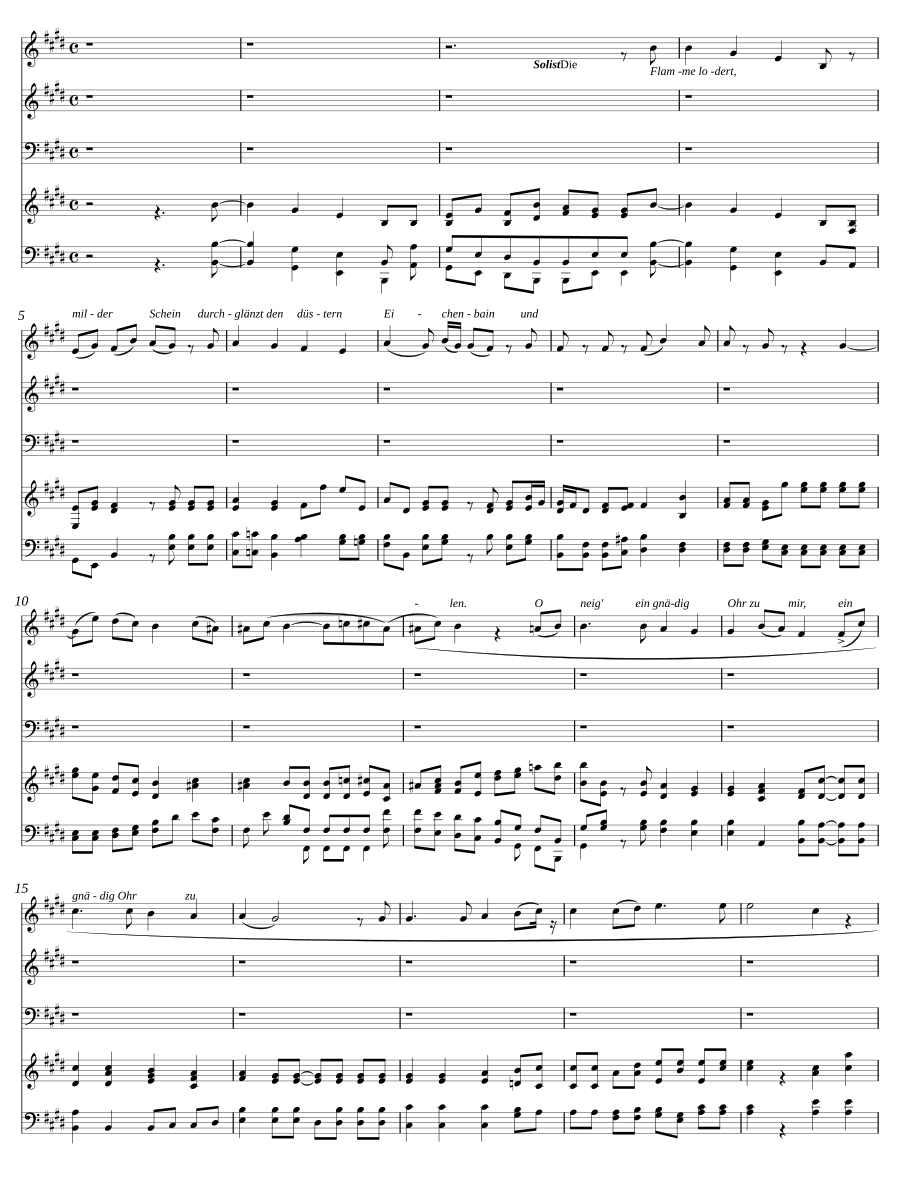 Opferlied, Opus 121b