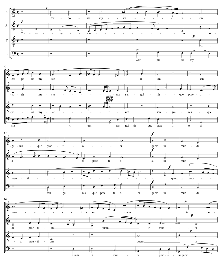 Pange lingua (1589)