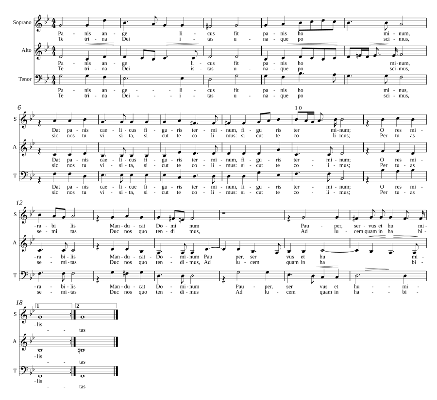 Panis angelicus a 4