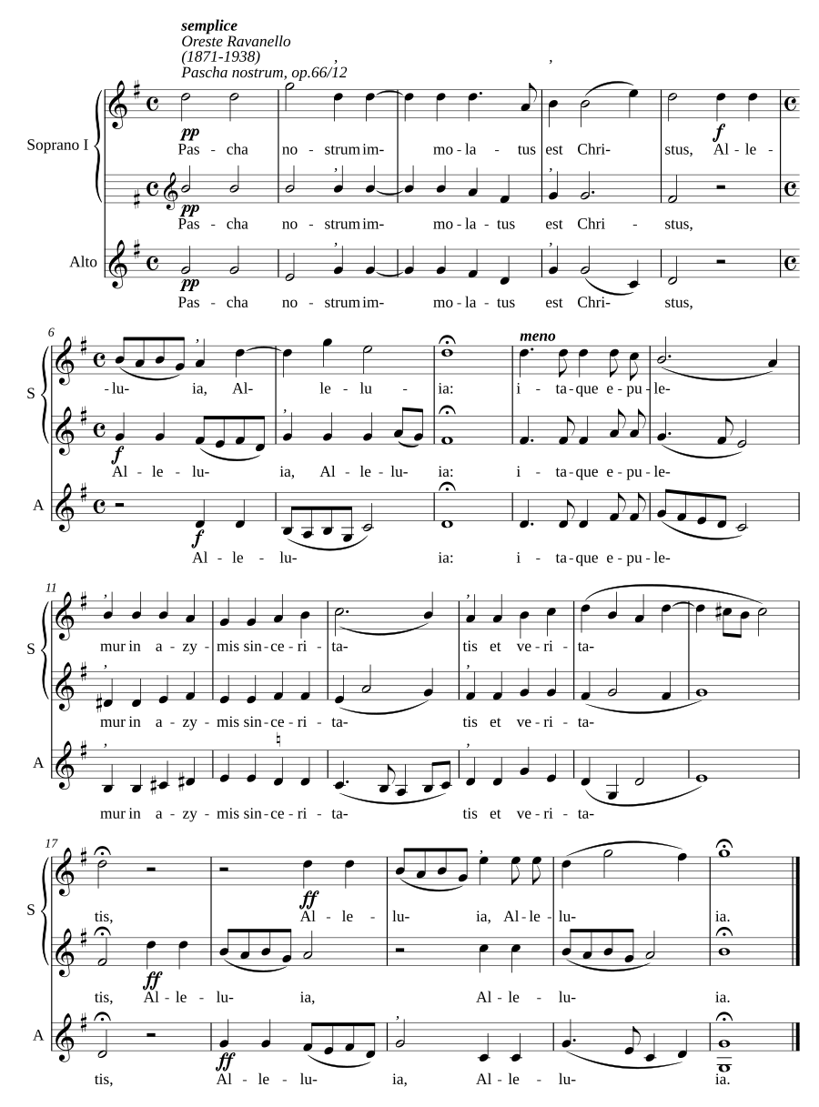 Pascha nostrum, op. 66/12