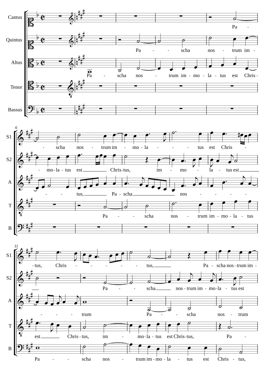 Pascha nostrum immolatus est Christus