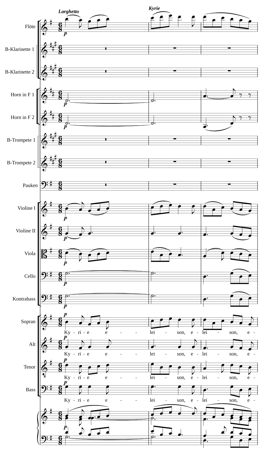 Pastoralmesse, Op. 15