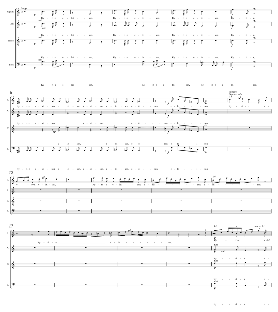 Paukenmesse (Mass no. 9 in C Major)
