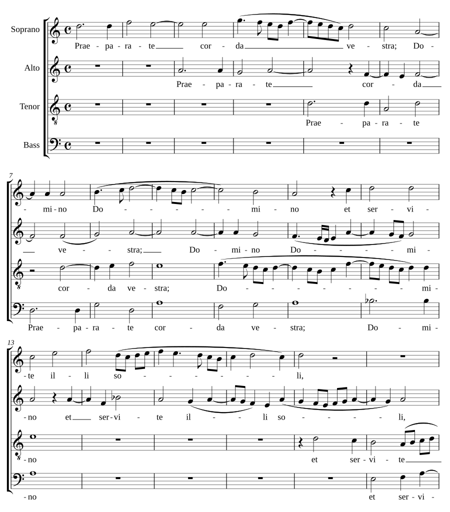 Praeparate corda vestra