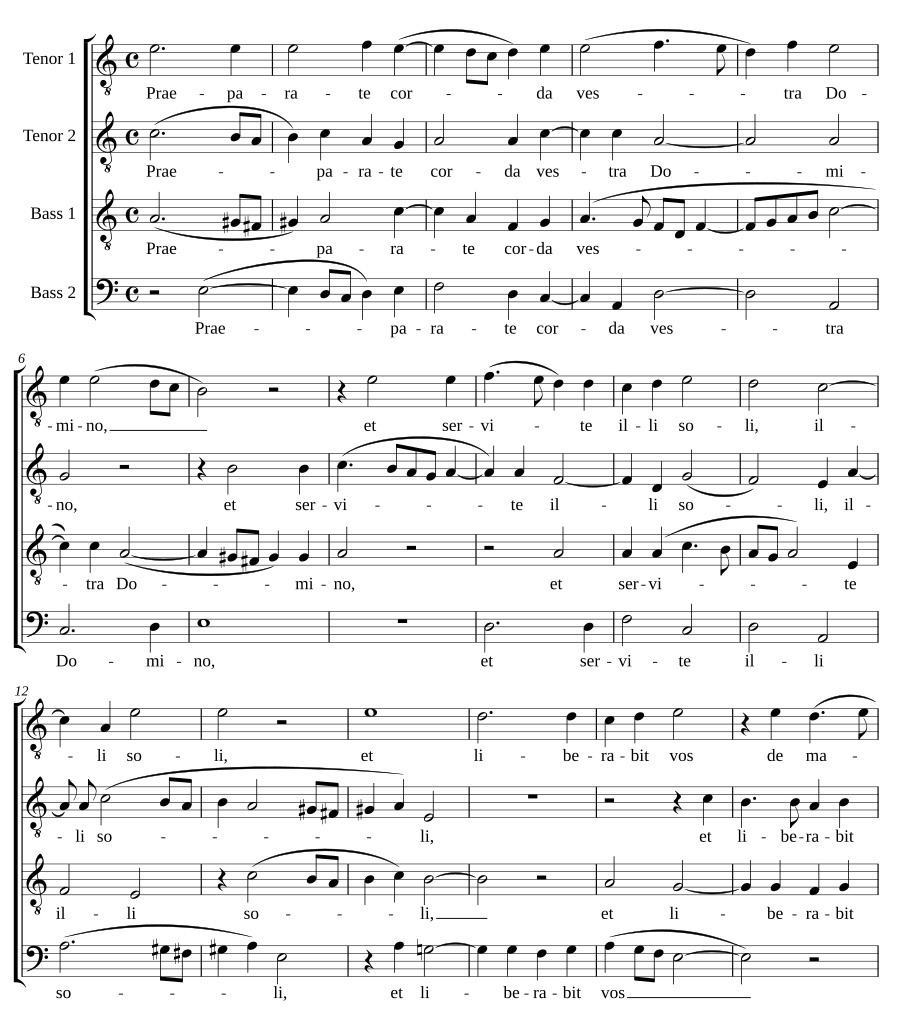 Praeparate corda vestra