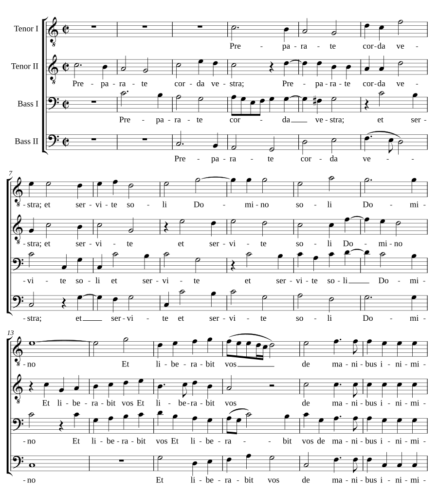 Praeparate corda vestra