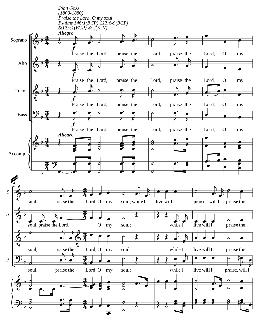 Praise the Lord, O my soul