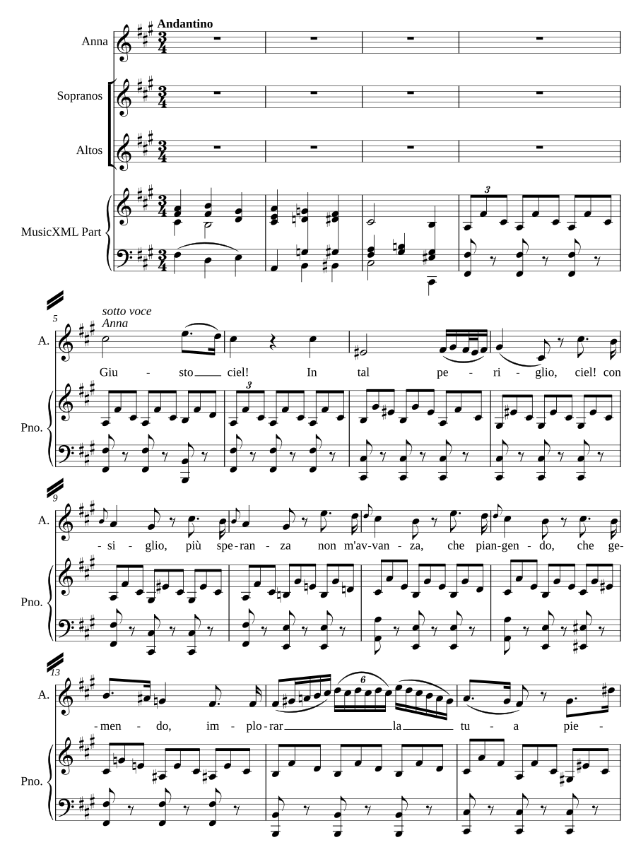 Preghiera ("Giusto ciel!") from 'Maometto Secondo'