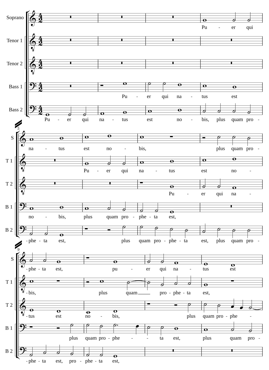 Puer qui natus est nobis