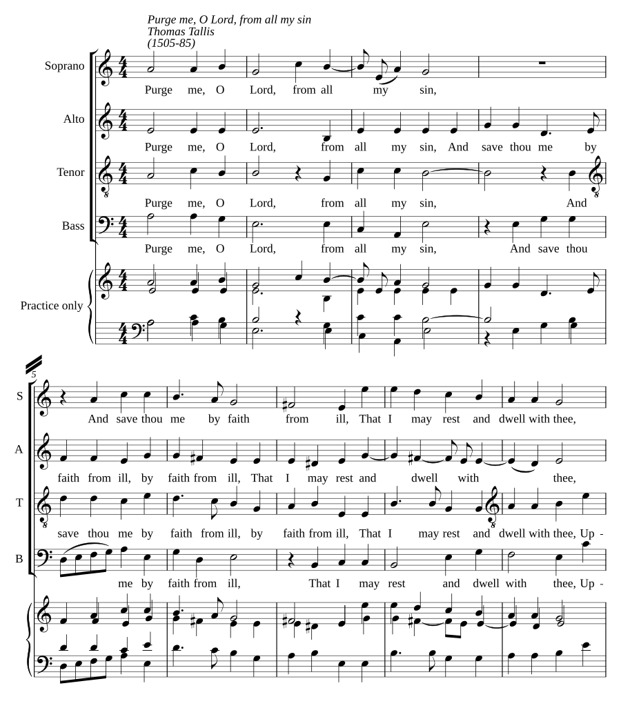 Purge me, O Lord, from all my sin