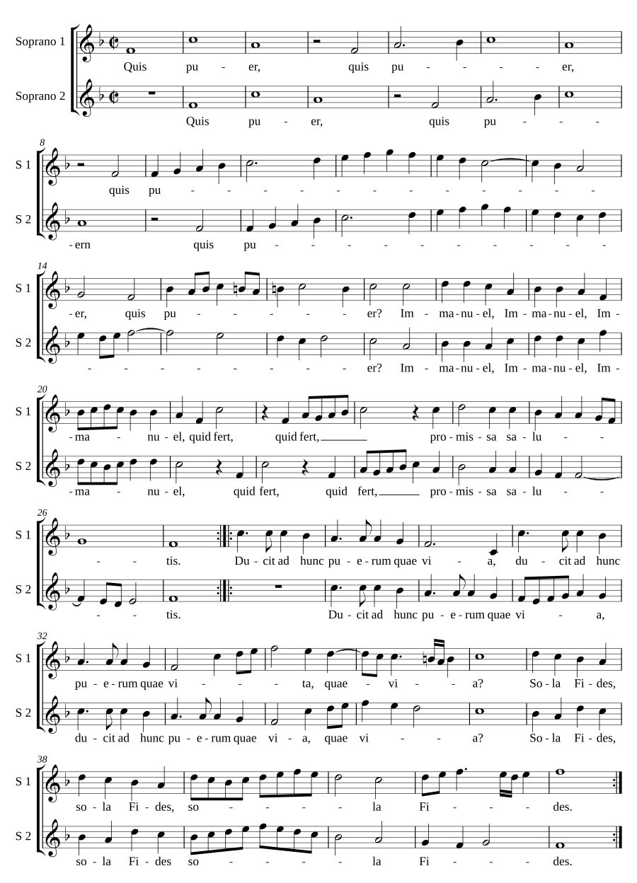 Quis puer Immanuel