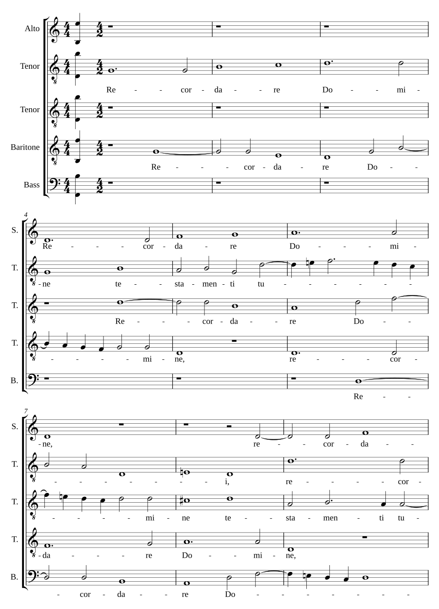 Recordare Domine - Quiescat Domine
