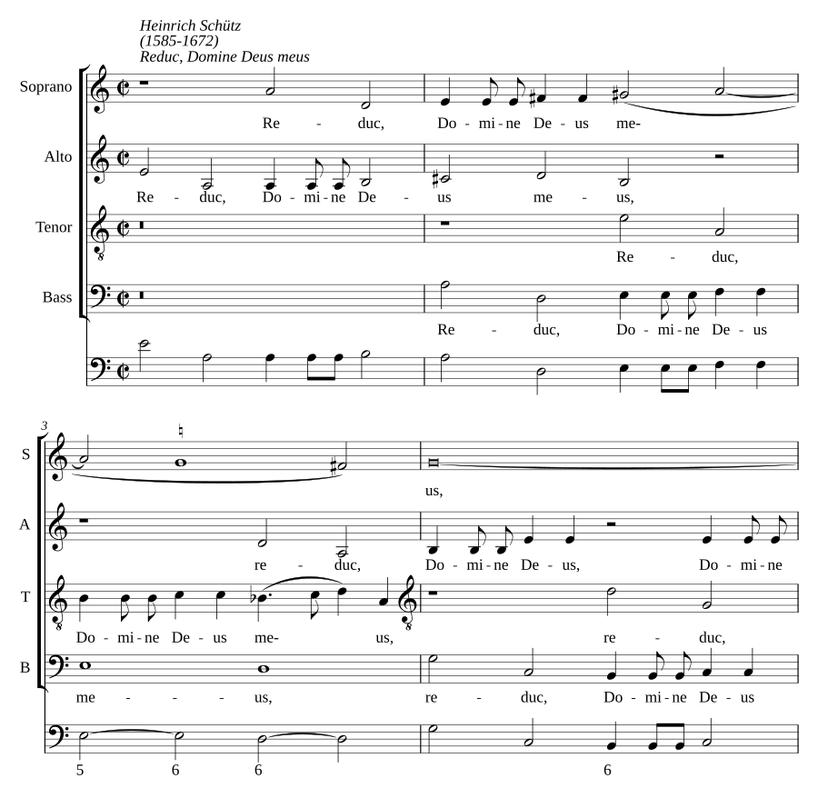 Reduc, Domine Deus meus, oculos majestatis, SWV 75