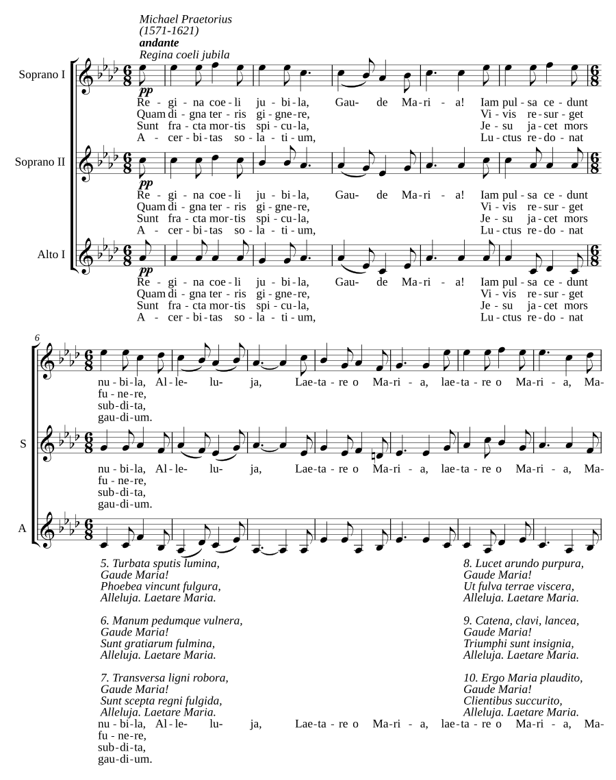 Regina coeli jubila