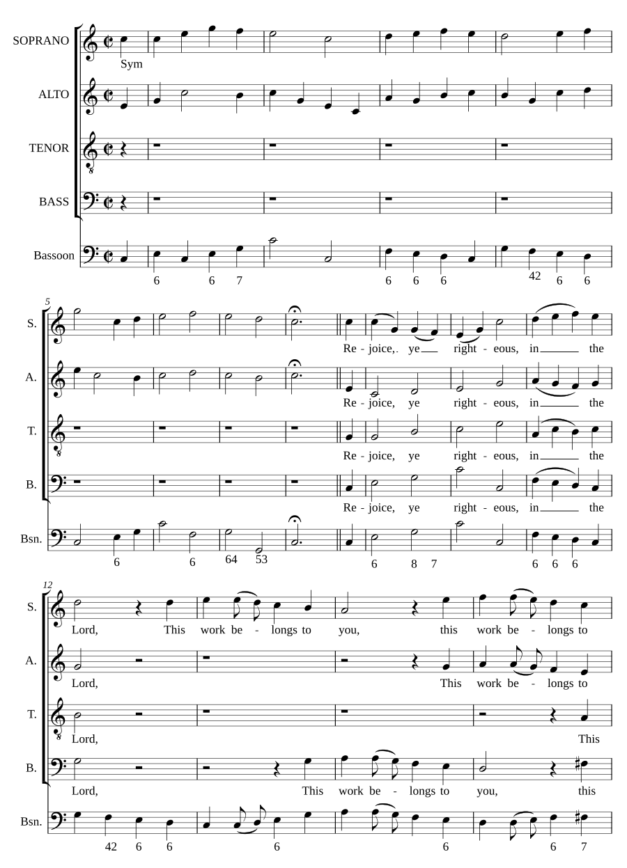 Rejoice, ye righteous, in the Lord
