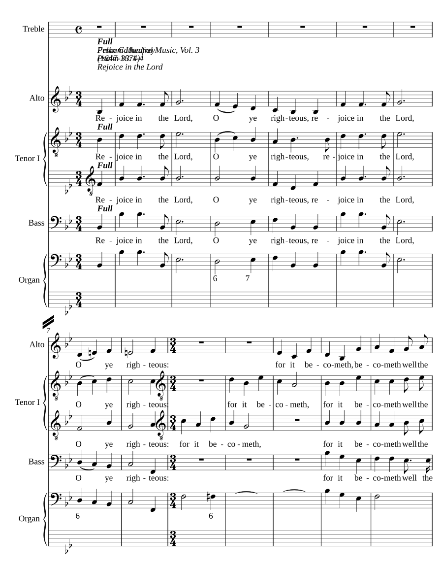 Rejoice in the Lord, O ye righteous