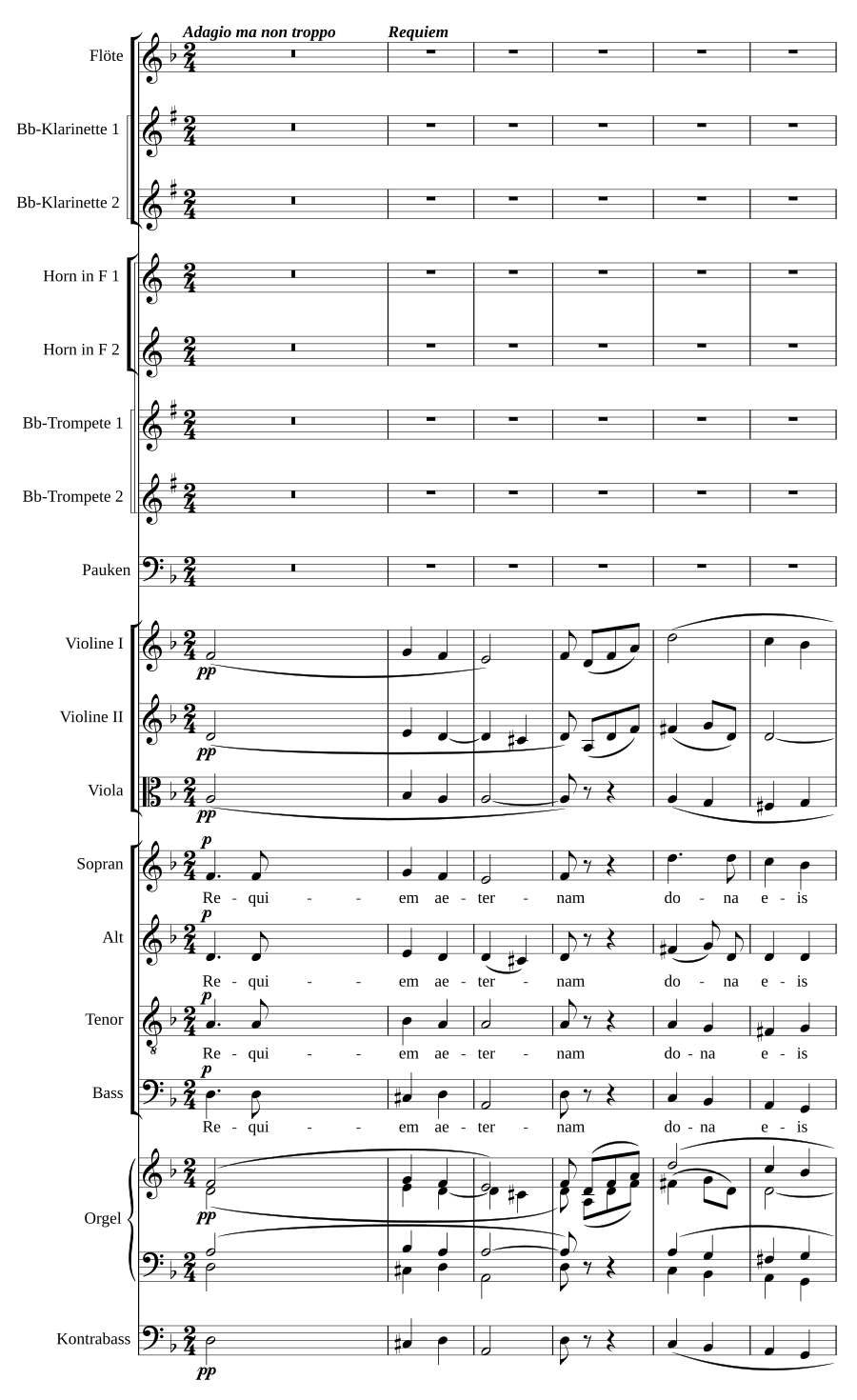 Requiem No. 2 in D minor