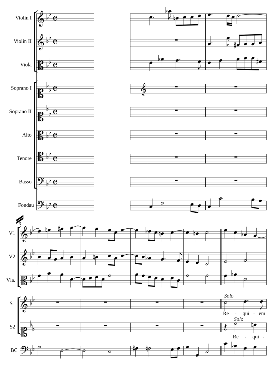 Requiem in c, KV51