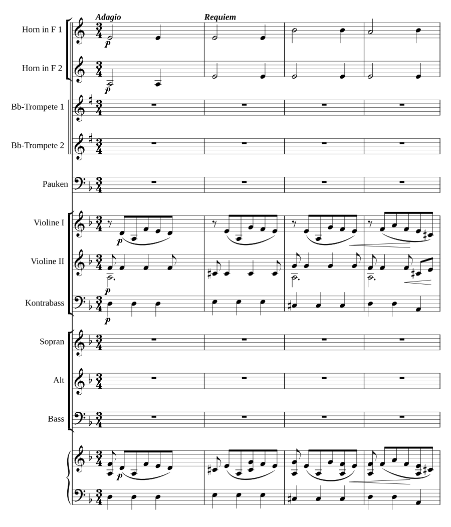 Requiem in d