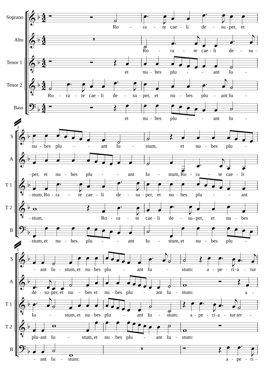 Rorate caeli desuper