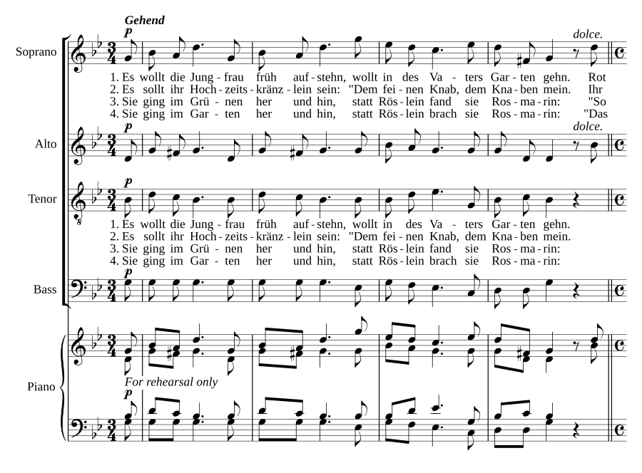 Rosmarin, Op. 62, No. 1